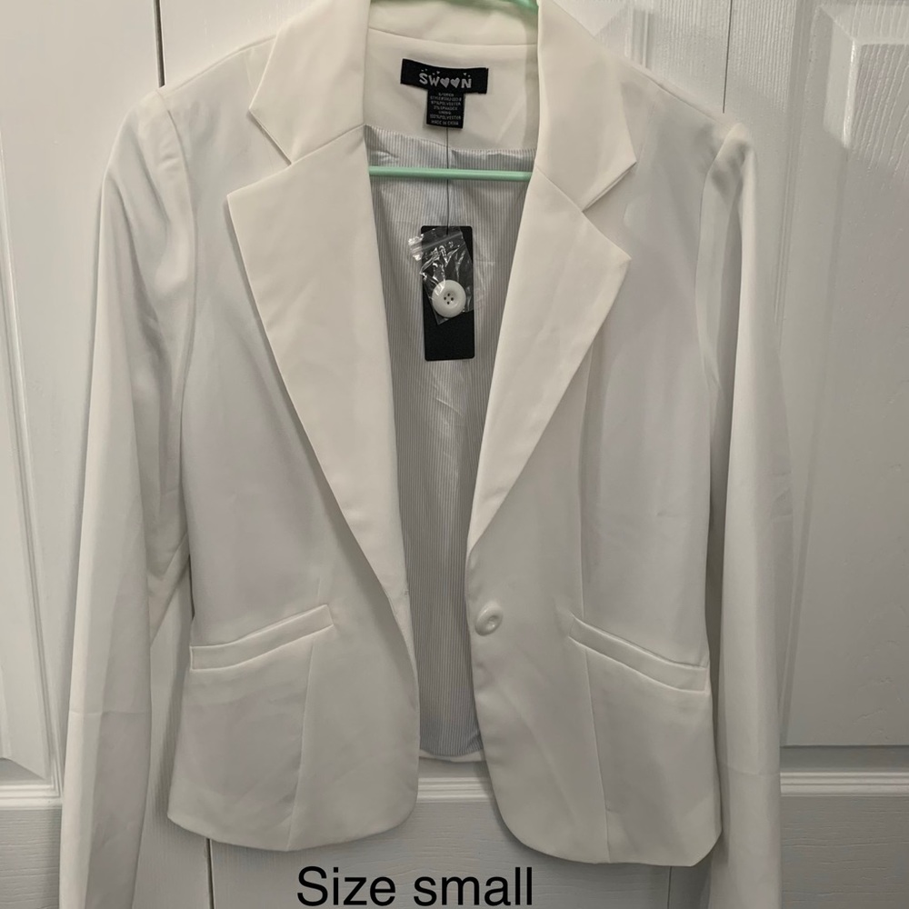 White blazer